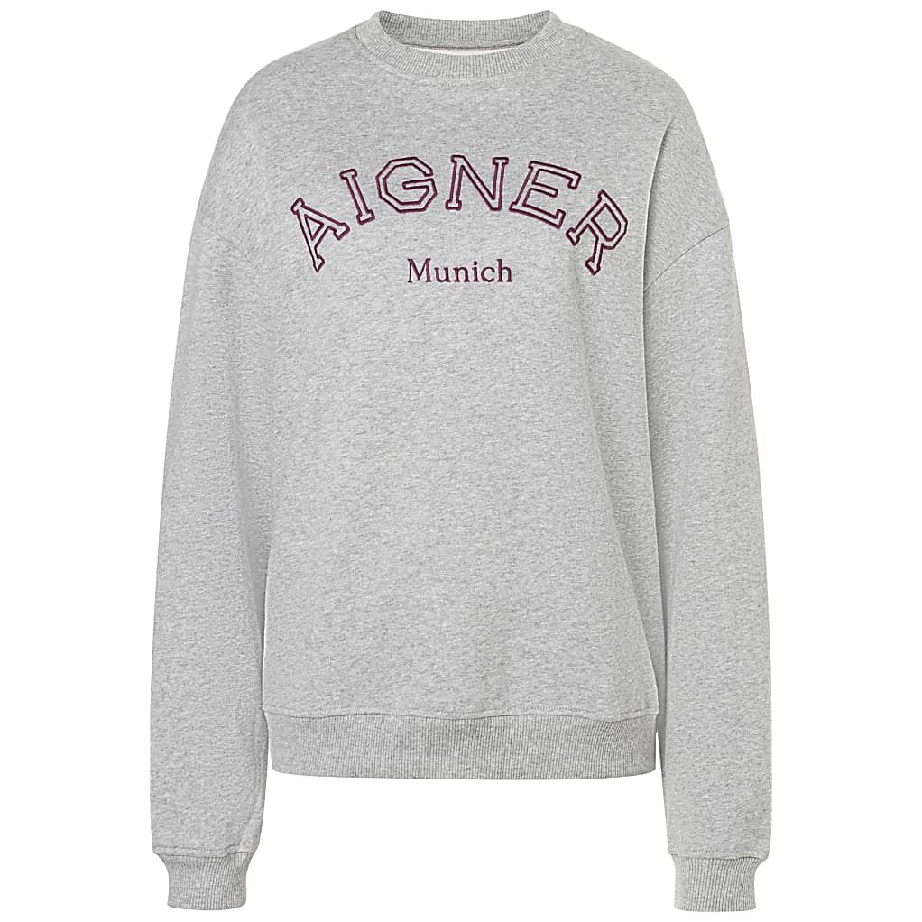 AIGNER SEASONAL SWEATSHIRT UNISEX - GRAU