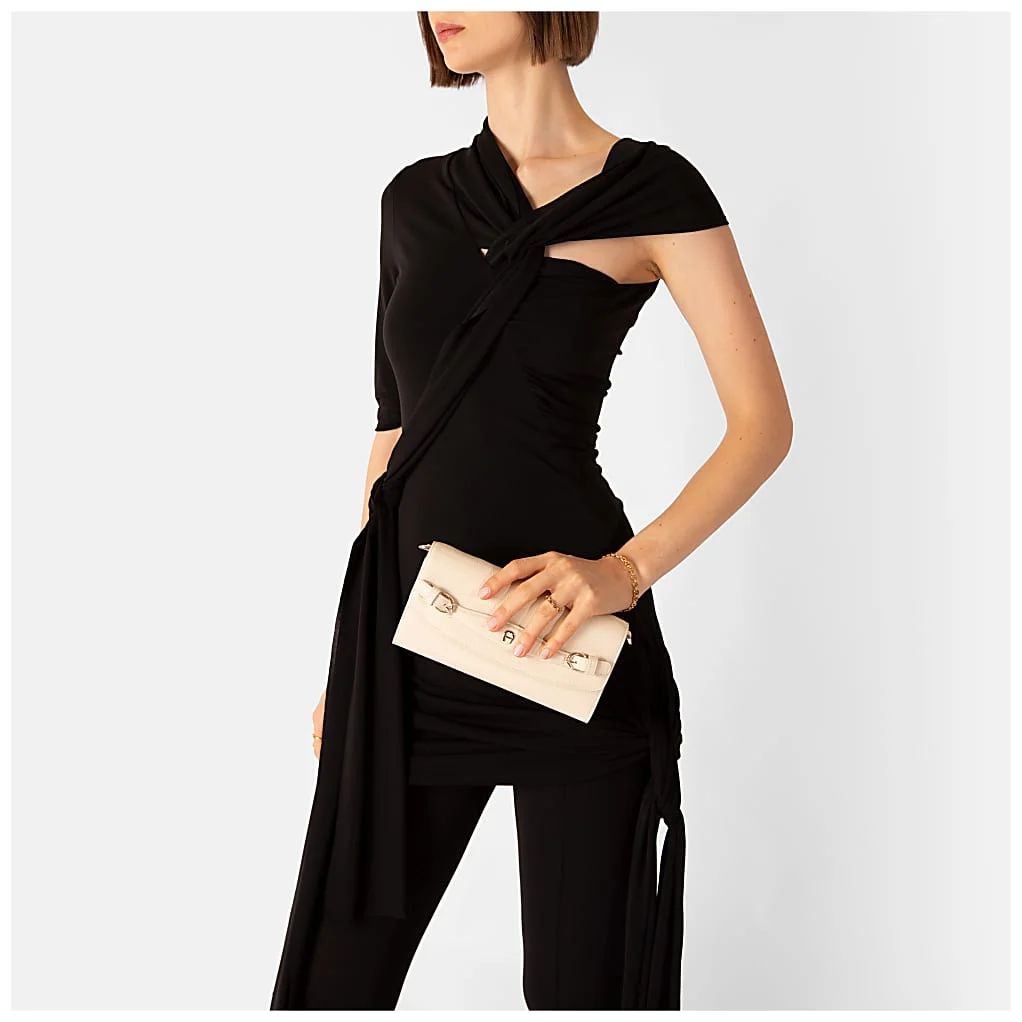 AIGNER CAVALLO WALLET ON CHAIN - SCHWARZ