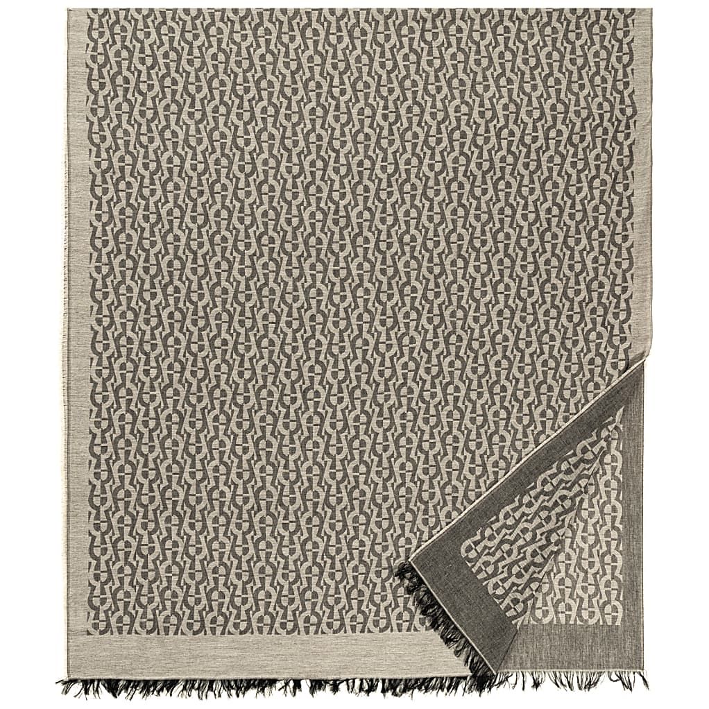 AIGNER LOGO SCHAL - BEIGE