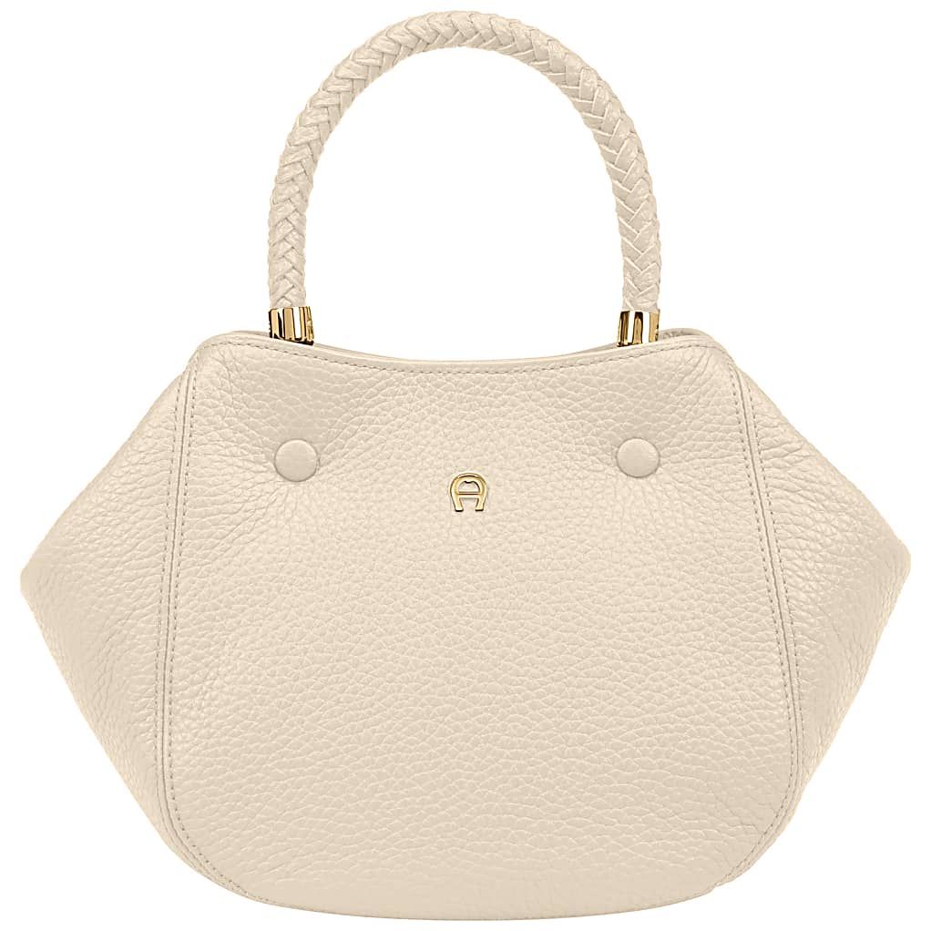 AIGNER CARRÉ SOFT HANDTASCHE S - WEIß