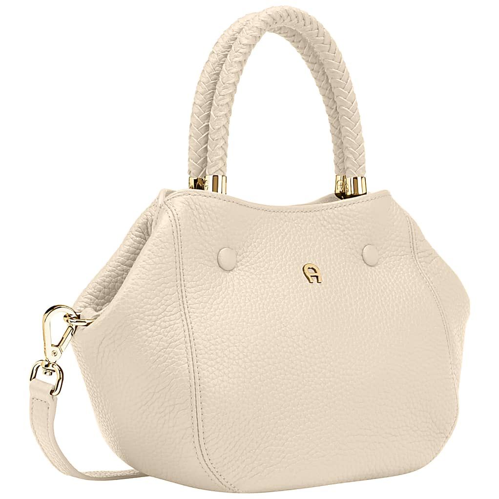 AIGNER CARRÉ SOFT HANDTASCHE S - WEIß