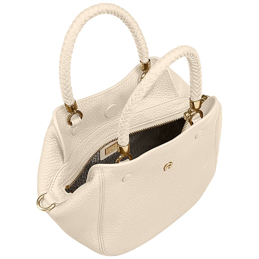 AIGNER CARRÉ SOFT HANDTASCHE S - WEIß