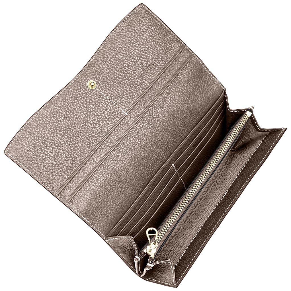 AIGNER FARAH SCHEIN- UND KARTENTASCHE - GRAU