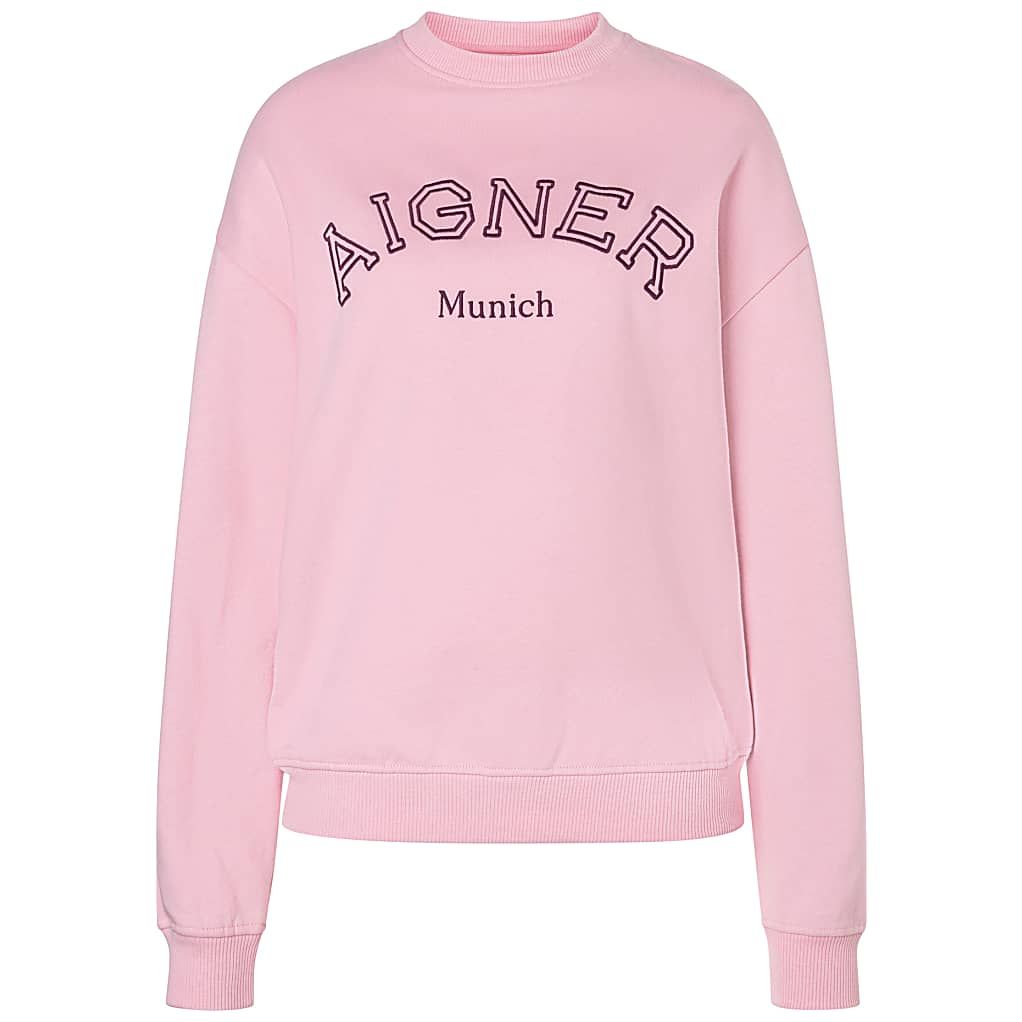 AIGNER SEASONAL SWEATSHIRT UNISEX - ROSE