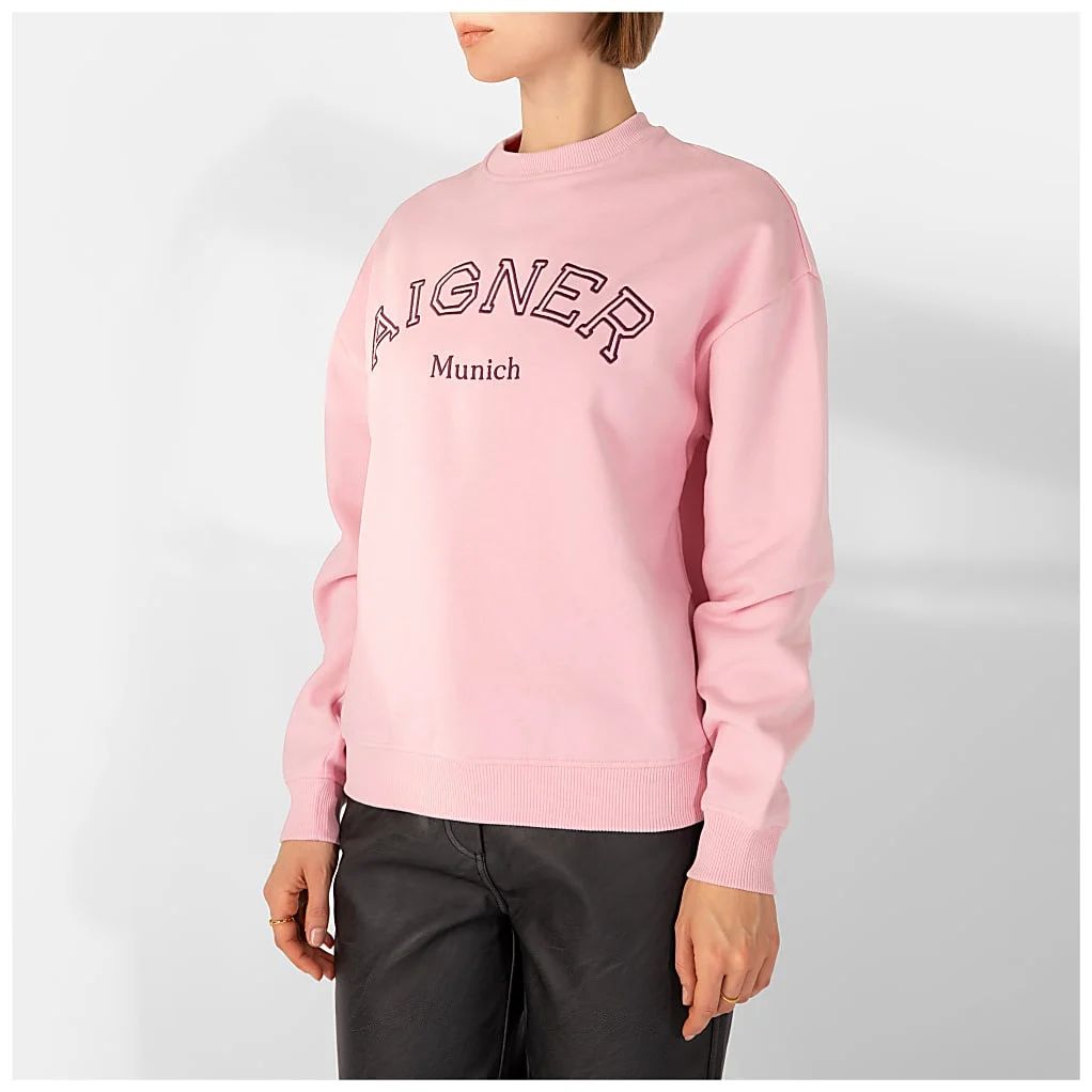 AIGNER SEASONAL SWEATSHIRT UNISEX - ROSE