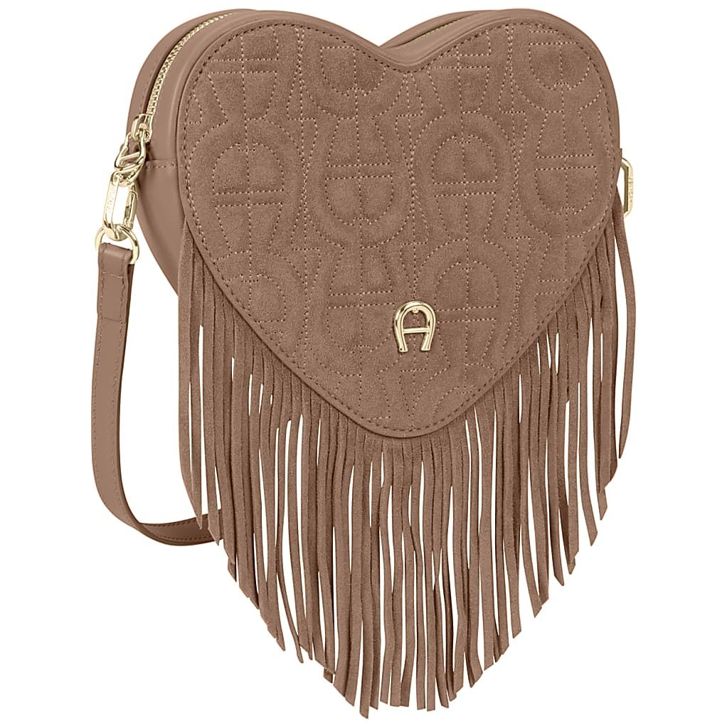 AIGNER HEART POUCH FRANGIA - BEIGE