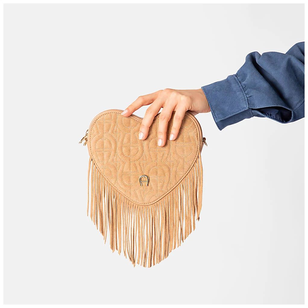 AIGNER HEART POUCH FRANGIA - BEIGE