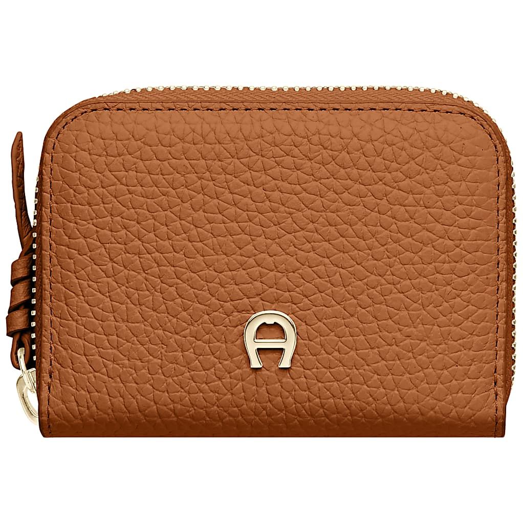 AIGNER CARRÉ SOFT KARTENETUI - BRAUN