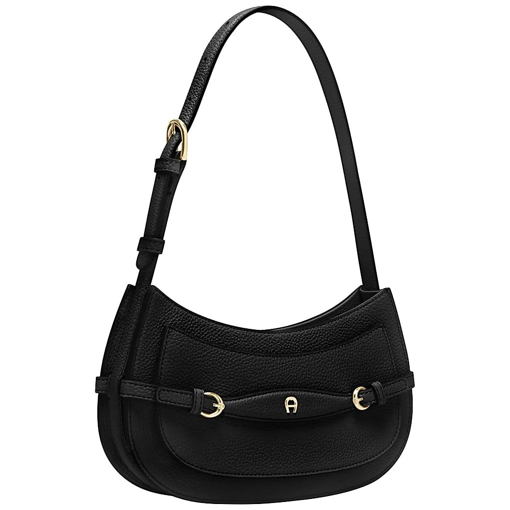 AIGNER CAVALLO MINI-TASCHE XS - SCHWARZ