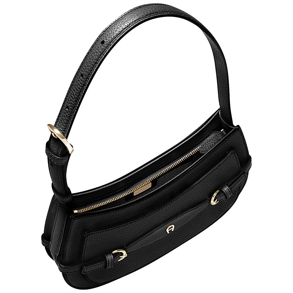 AIGNER CAVALLO MINI-TASCHE XS - SCHWARZ