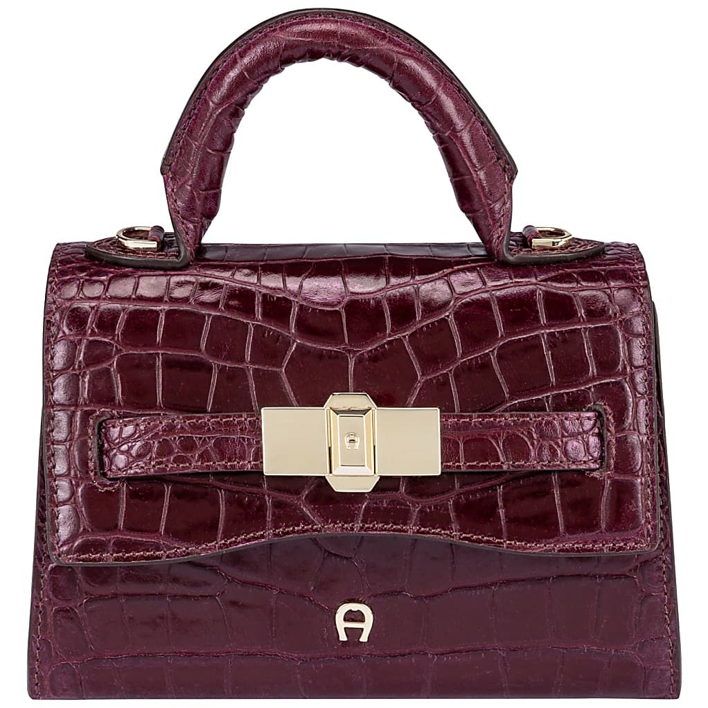 AIGNER FARAH COCCODRILLO HANDTASCHE XS - ANTIC