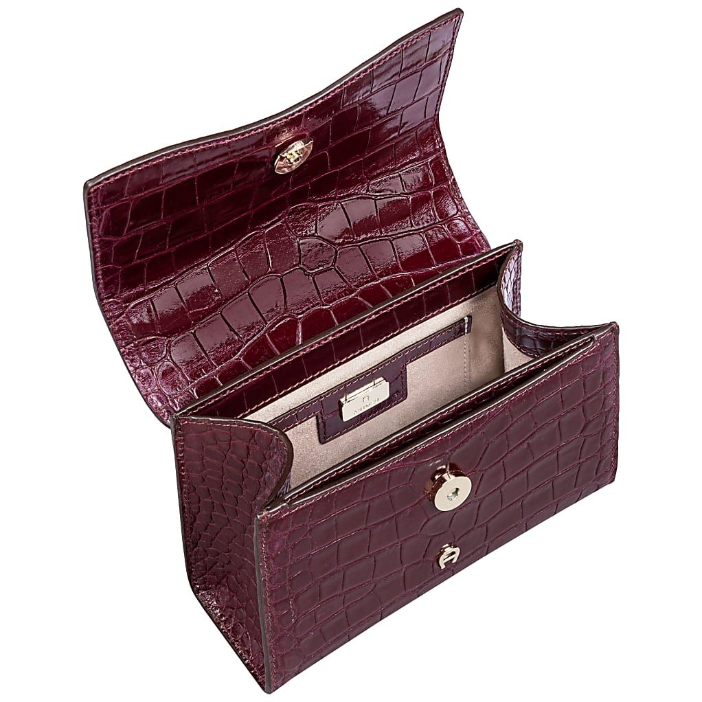 AIGNER FARAH COCCODRILLO HANDTASCHE XS - ANTIC