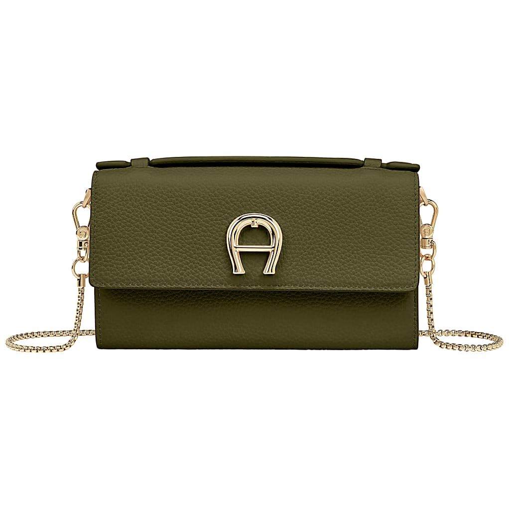 AIGNER WALLET ON CHAIN MIT HENKEL - GRUEN