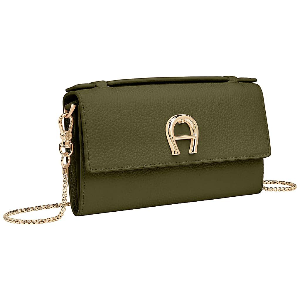 AIGNER WALLET ON CHAIN MIT HENKEL - GRUEN
