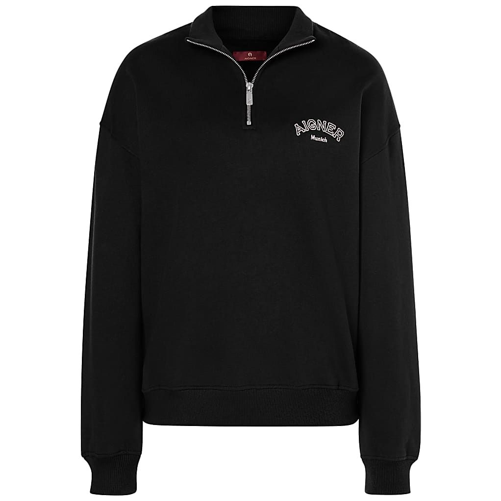 AIGNER SEASONAL ROLLKRAGENPULLOVER UNISEX - SCHWARZ