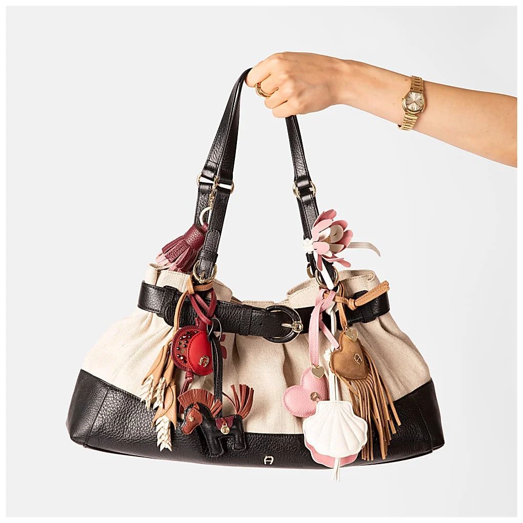 AIGNER LAVINIA HANDTASCHE M - SCHWARZ