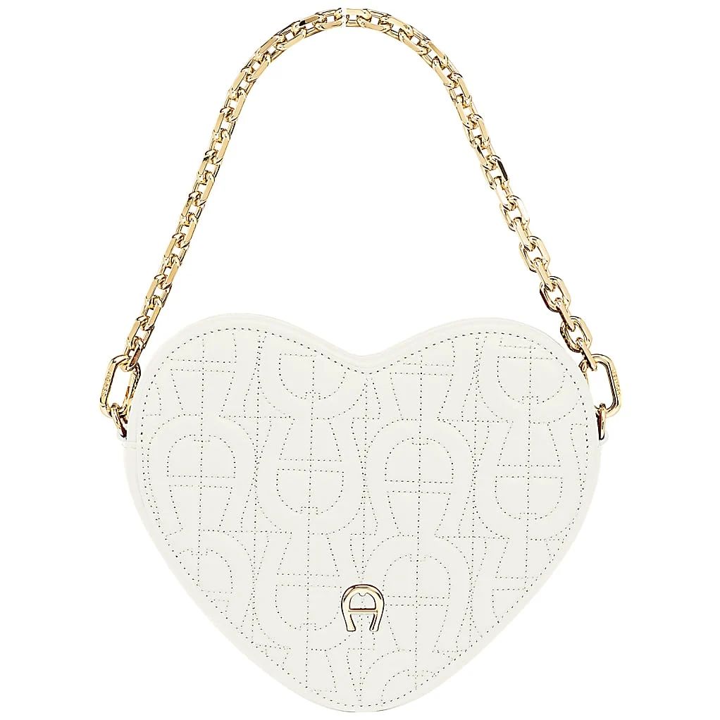 AIGNER HEART POUCH - WEIß