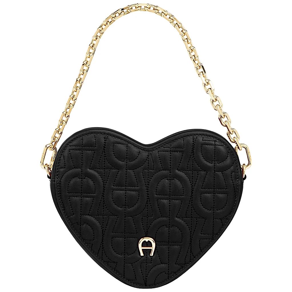 AIGNER HEART POUCH - SCHWARZ