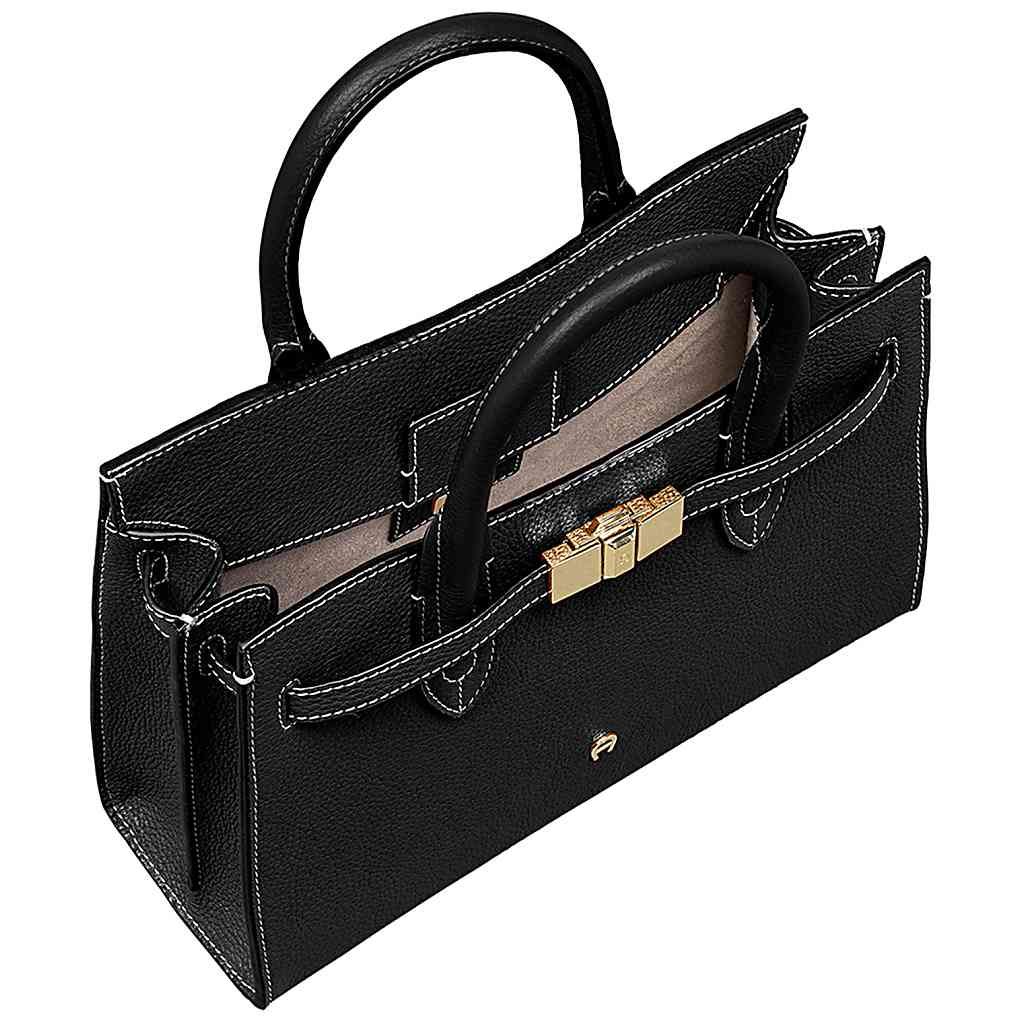 AIGNER FARAH HANDTASCHE M - SCHWARZ