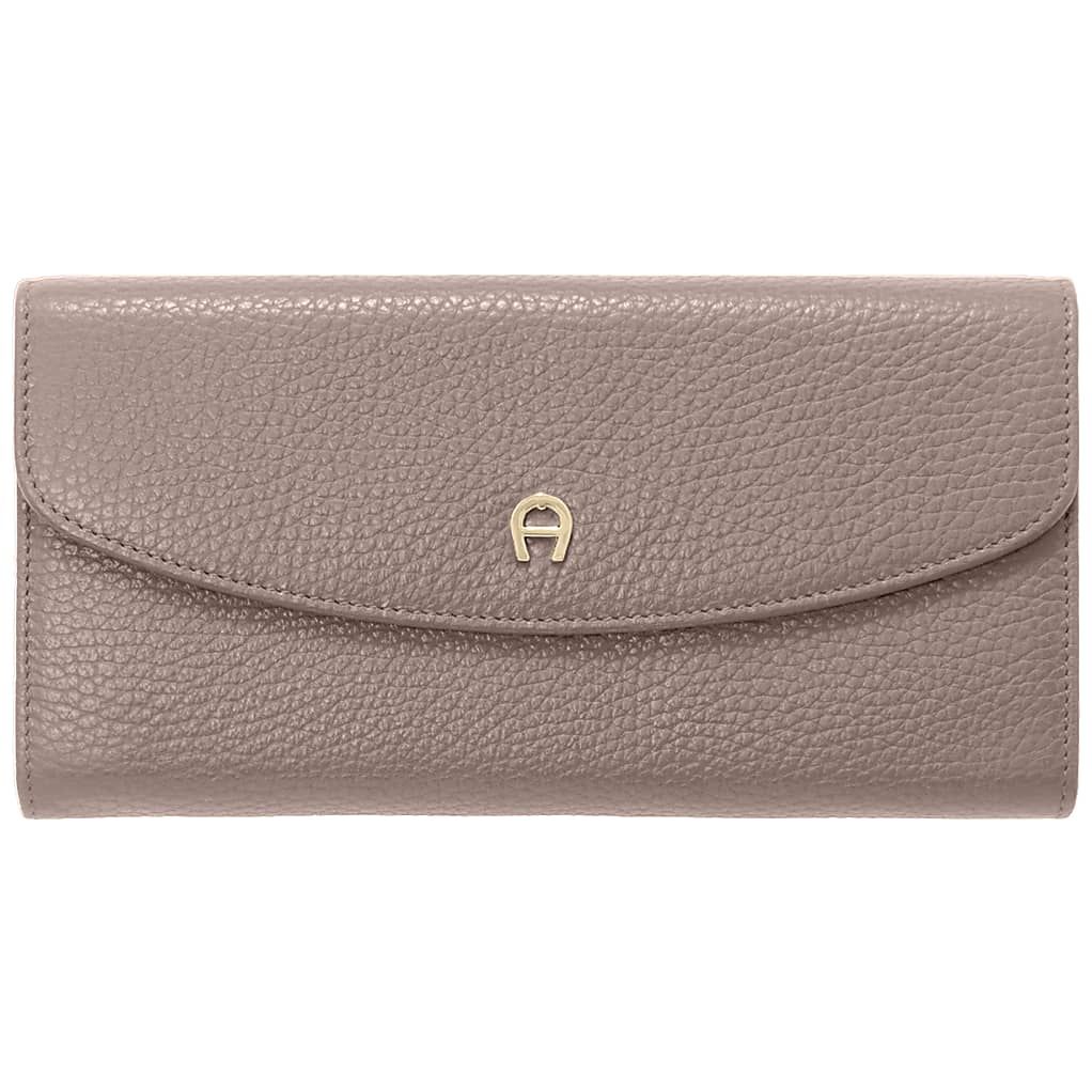 AIGNER LEDER PORTEMONNAIE - GRAU