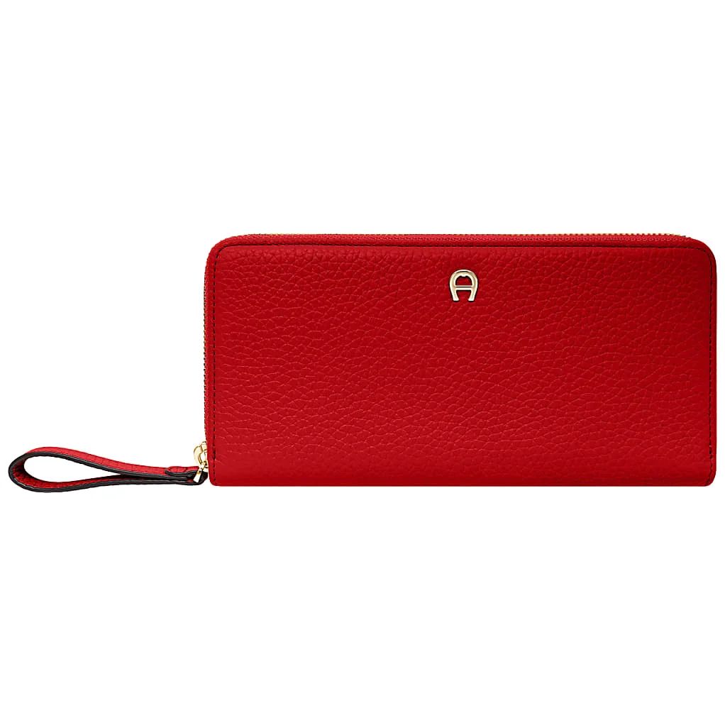 AIGNER PURA SCHEIN- UND KARTENTASCHE - ROT