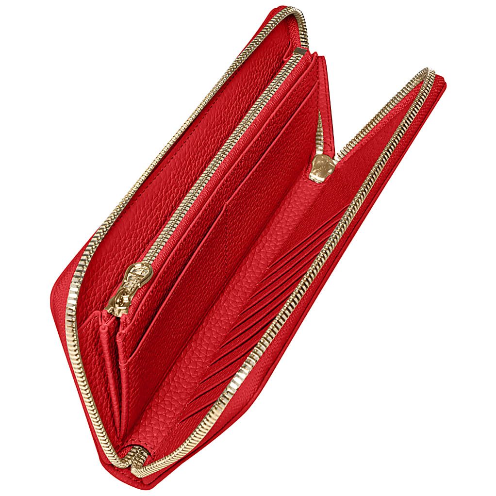 AIGNER PURA SCHEIN- UND KARTENTASCHE - ROT