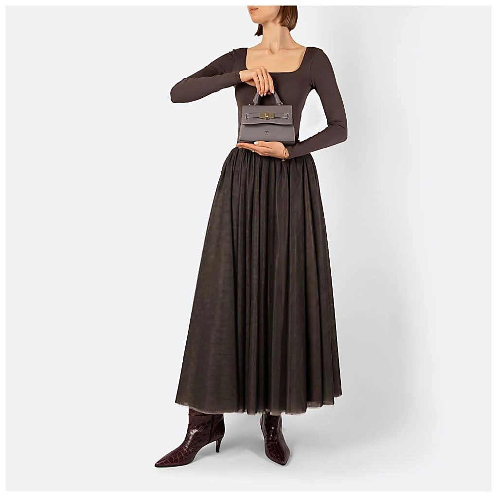 AIGNER FARAH HANDTASCHE XS - GRAU