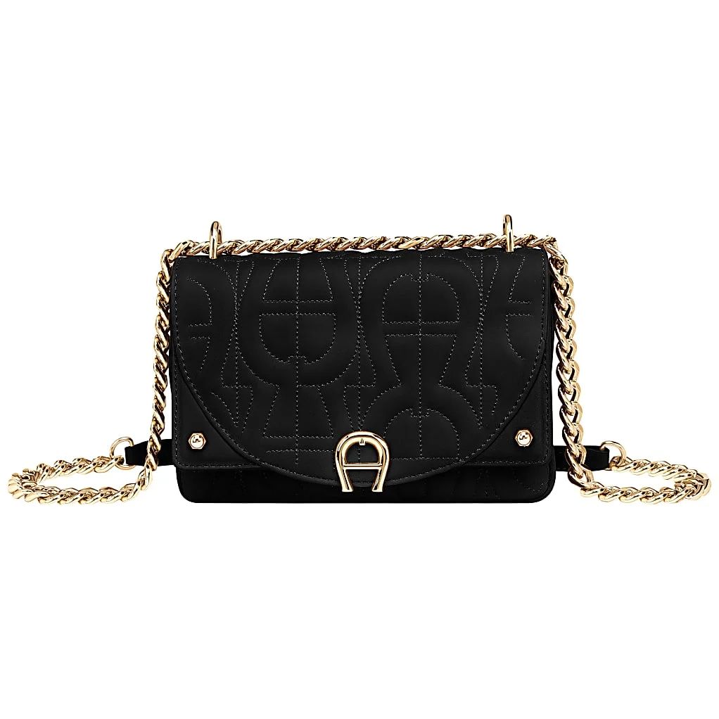 AIGNER DIADORA UMHÄNGETASCHE LOGO XS - SCHWARZ