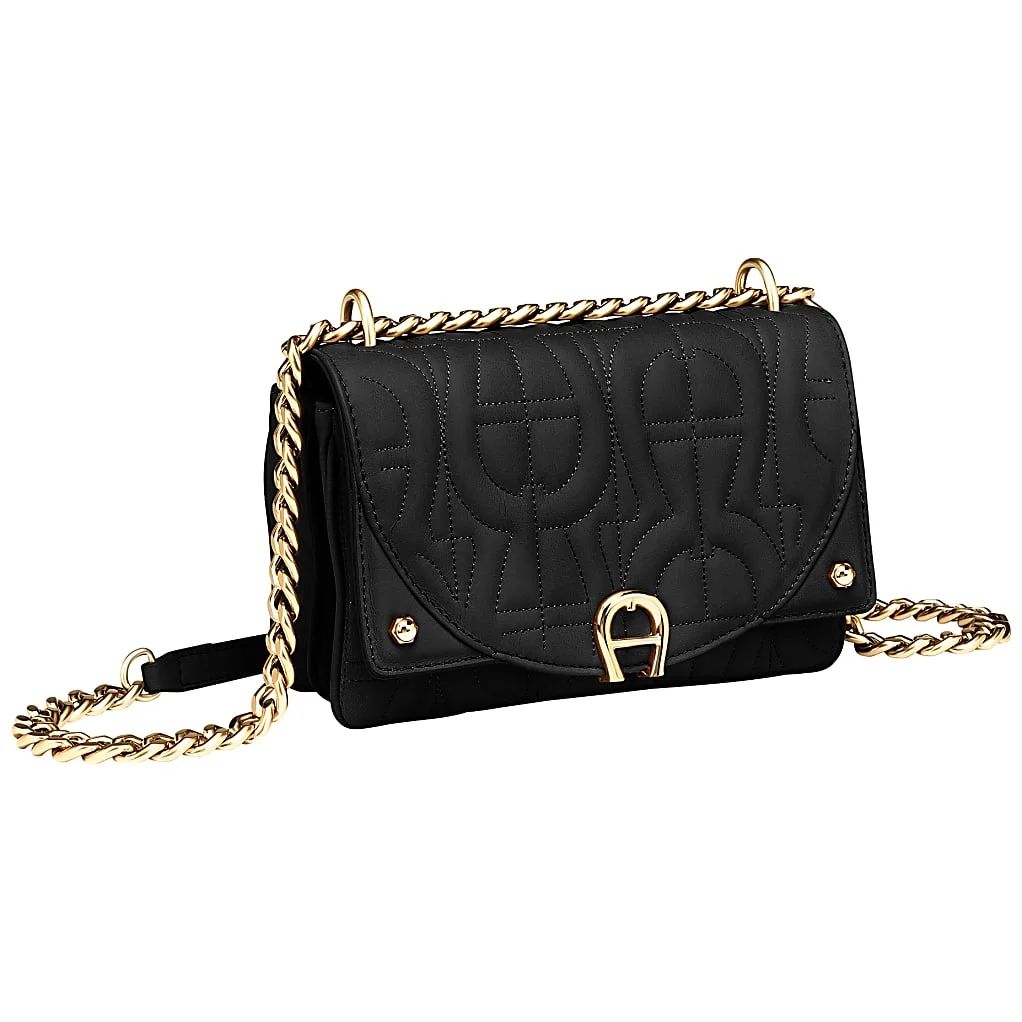 AIGNER DIADORA UMHÄNGETASCHE LOGO XS - SCHWARZ