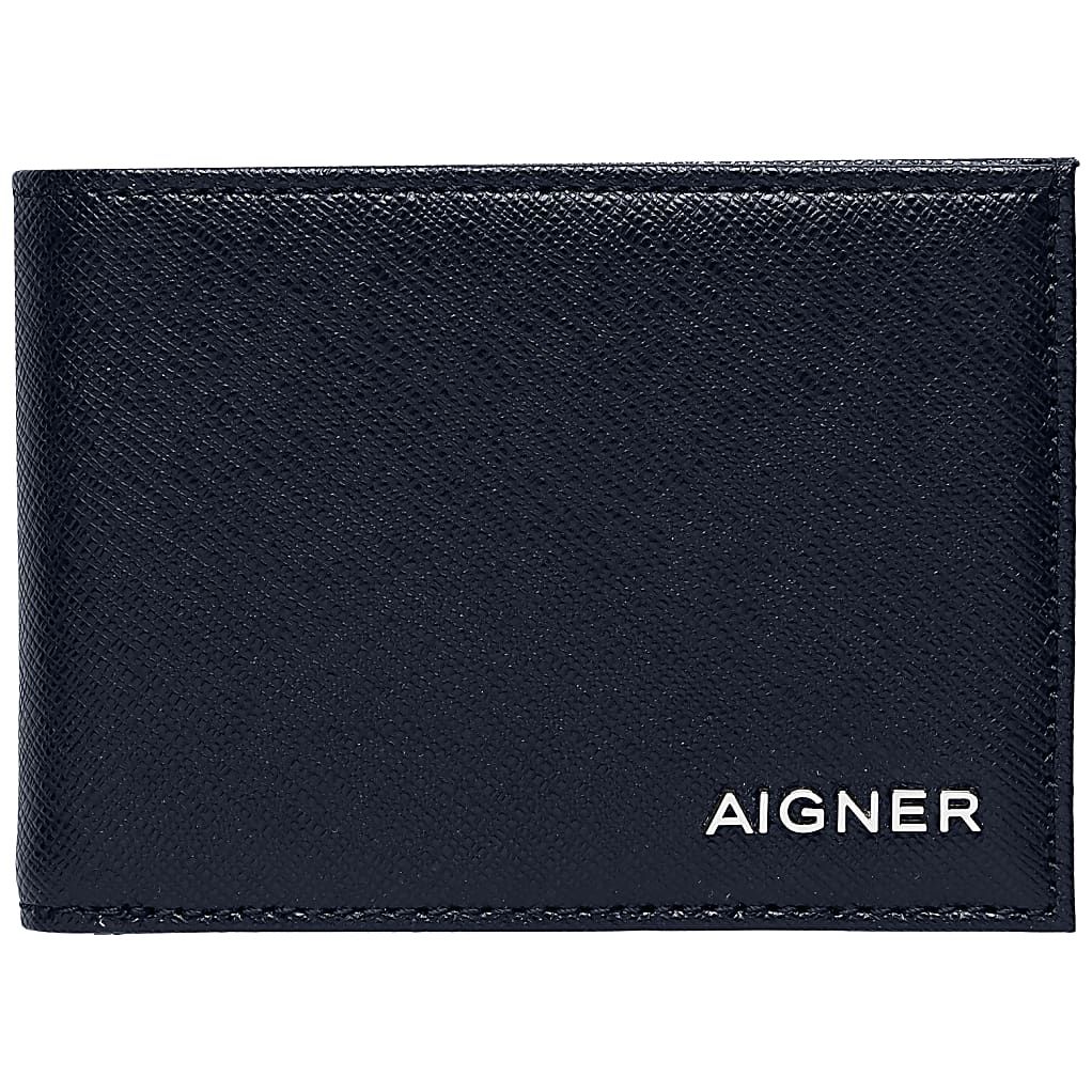 AIGNER SAFFIANO GELDBÖRSE - BLAU