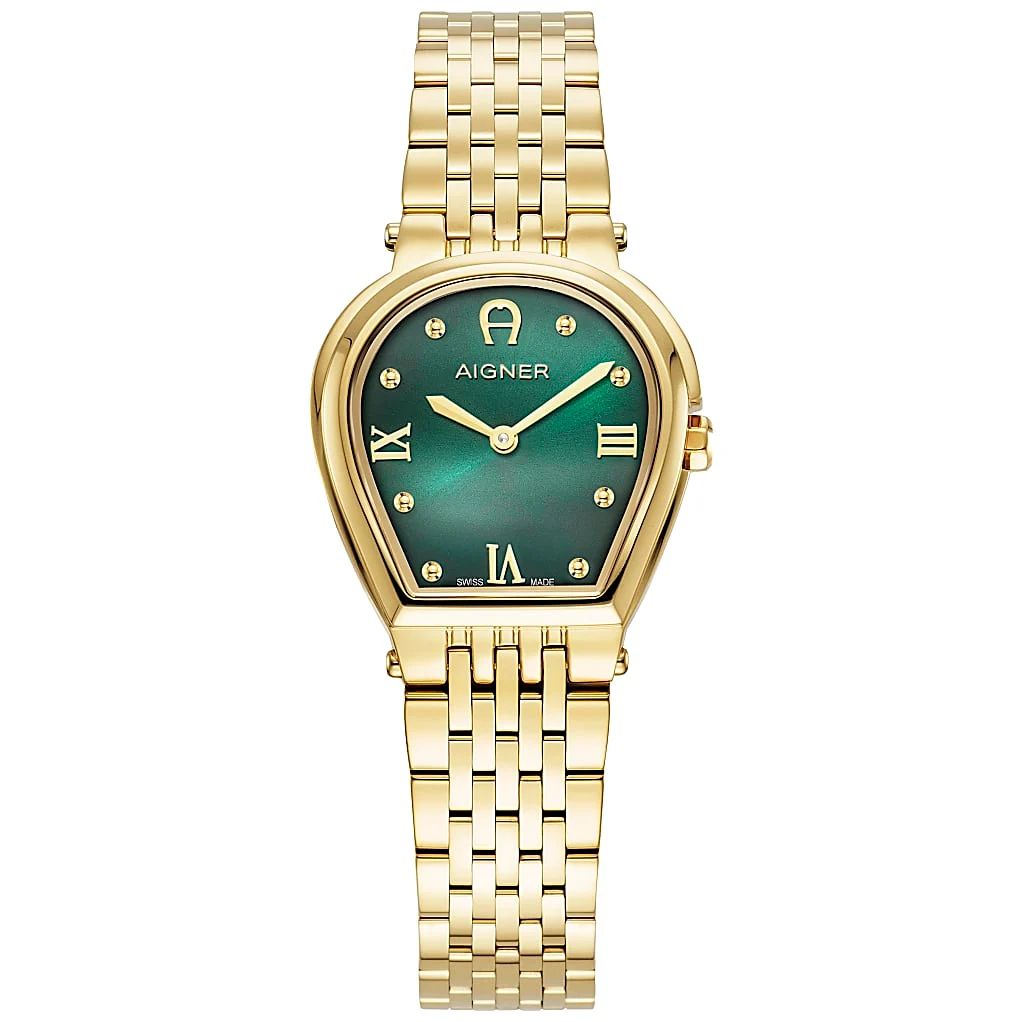 AIGNER DAMENUHR DOGNA GOLD - GRUEN