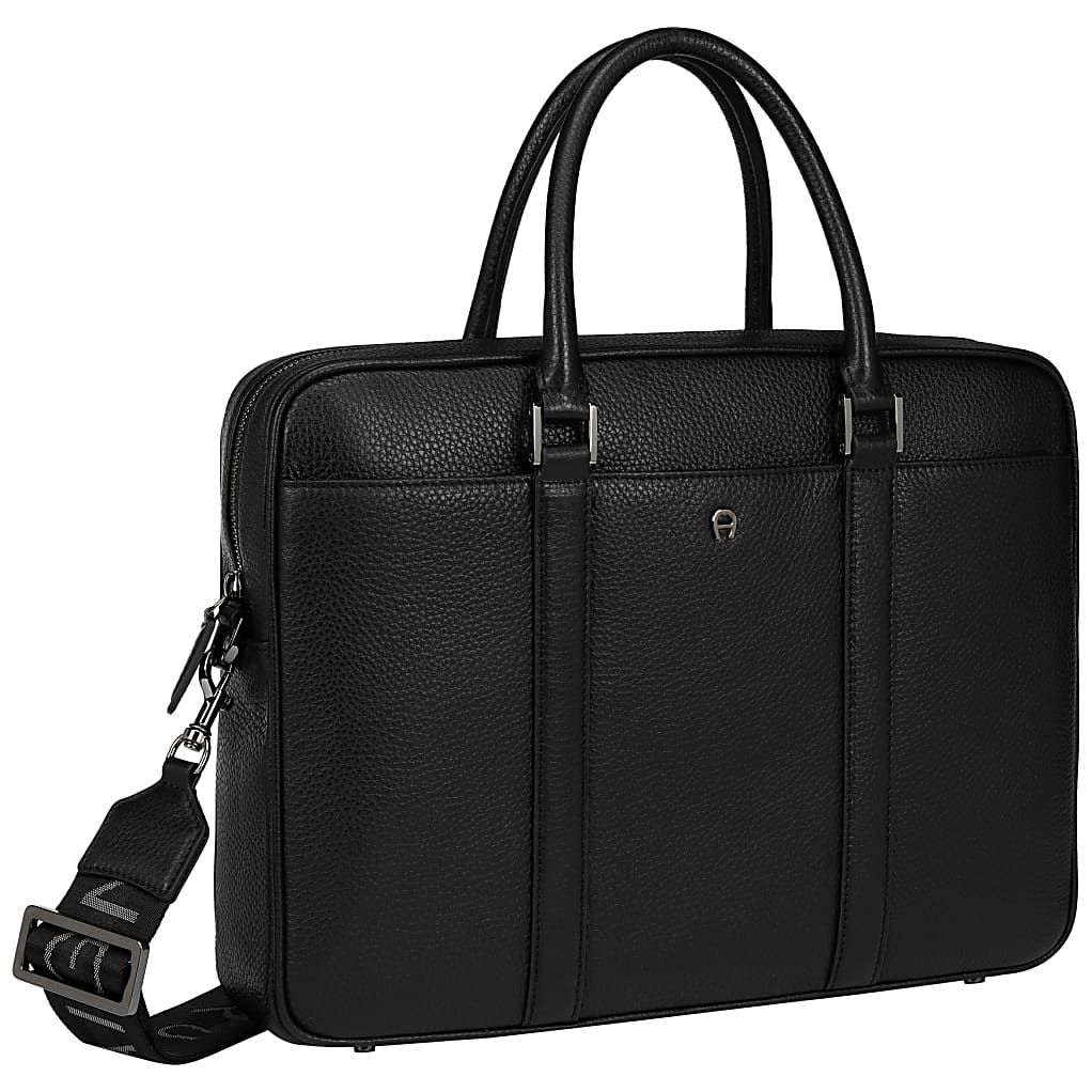 AIGNER DIEGO LAPTOPTASCHE M - SCHWARZ