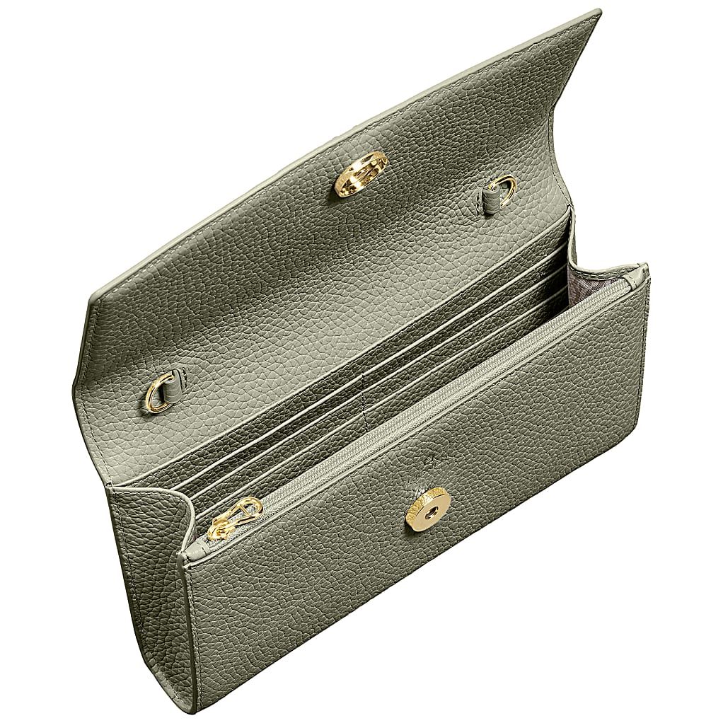 AIGNER PORTEMONNAIE MIT SCHULTERRIEMEN - GRUEN