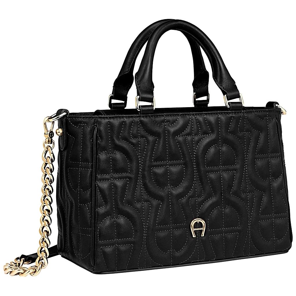 AIGNER DIADORA LOGO HANDTASCHE M - SCHWARZ
