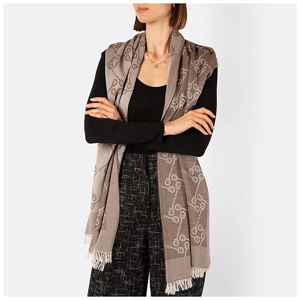 AIGNER CASUAL STOLA - BRAUN