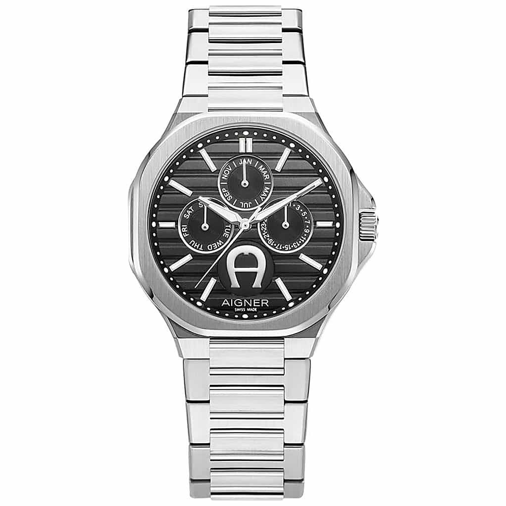 AIGNER HERRENUHR FERMO SILBER - SILBER