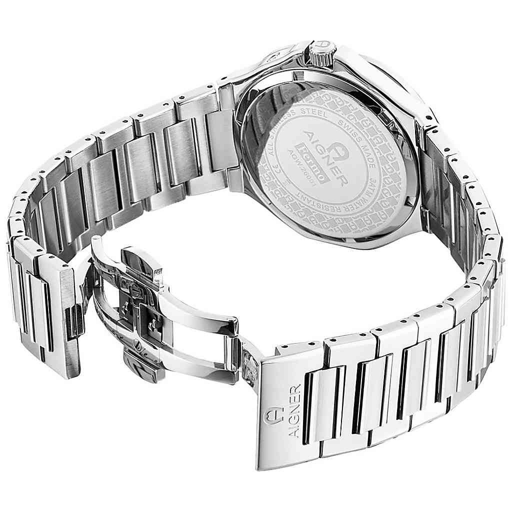 AIGNER HERRENUHR FERMO SILBER - SILBER