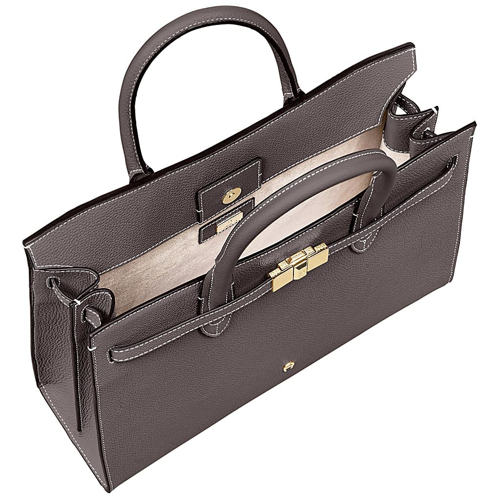 AIGNER FARAH HANDTASCHE L - BRAUN