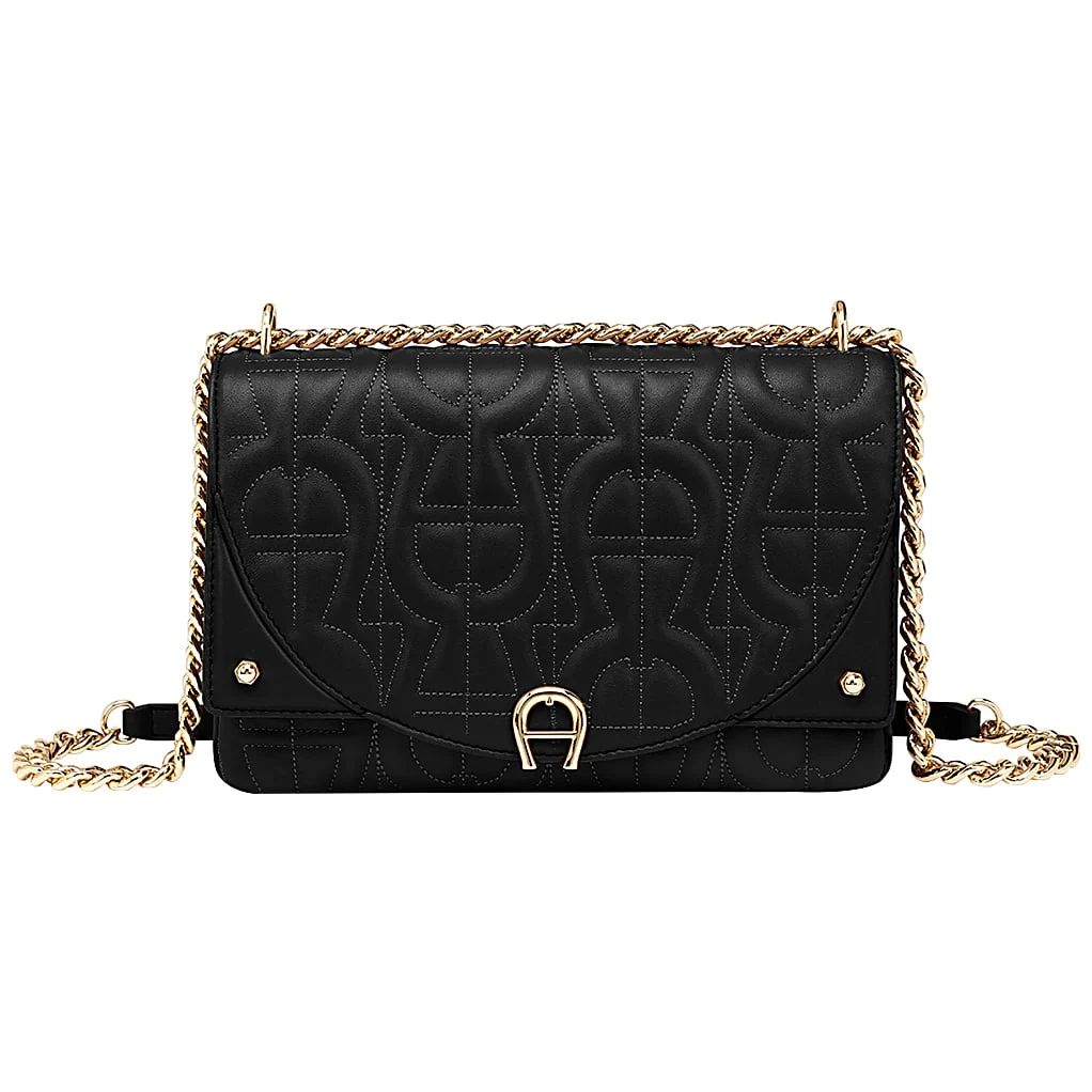 AIGNER DIADORA UMHÄNGETASCHE LOGO S - SCHWARZ