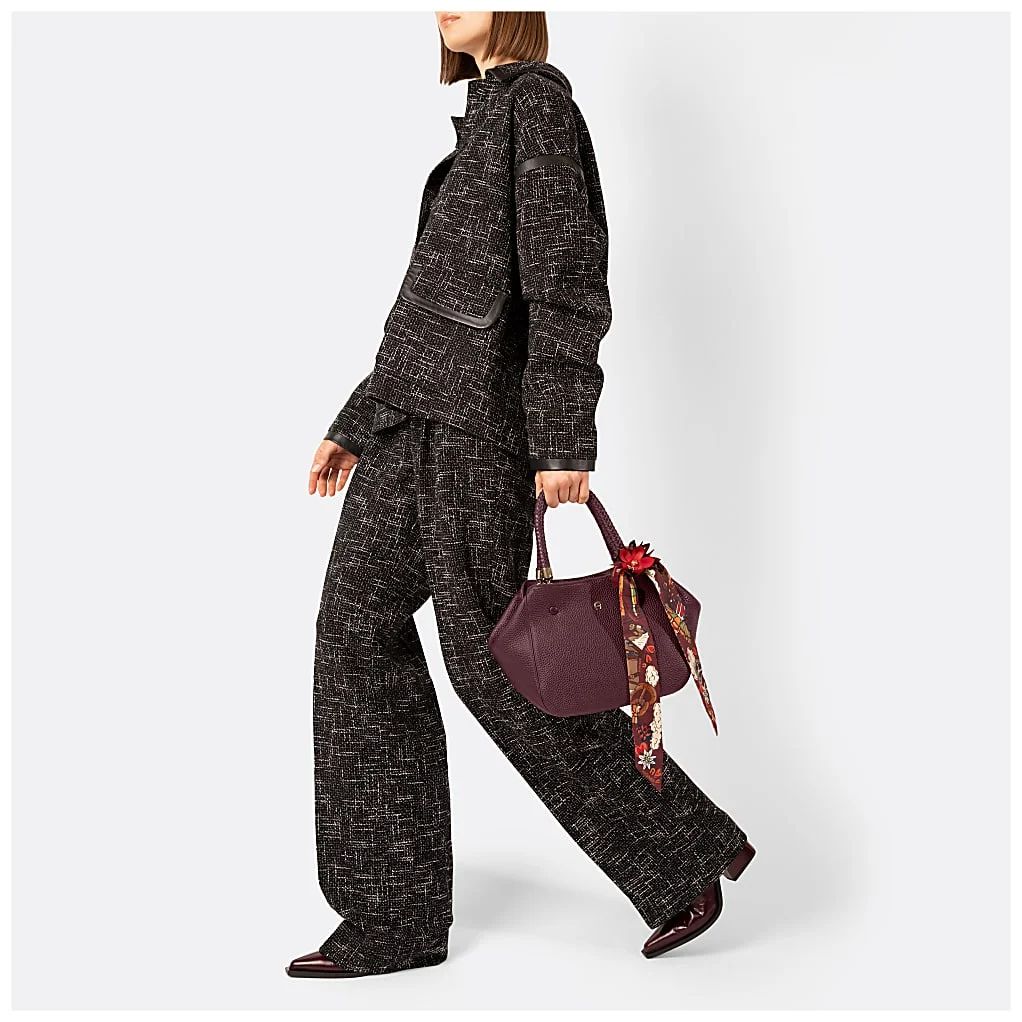 AIGNER CARRÉ SOFT HANDTASCHE M - BRAUN