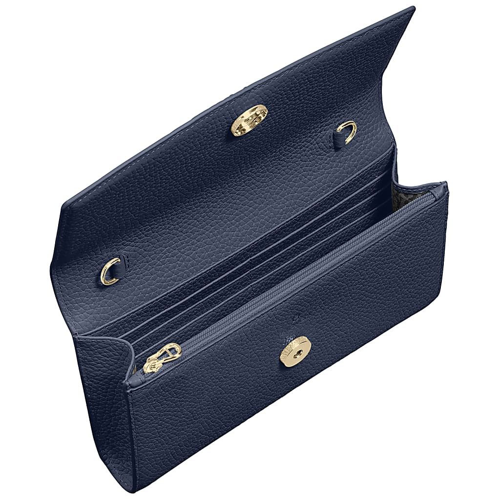 AIGNER PORTEMONNAIE MIT SCHULTERRIEMEN - BLAU