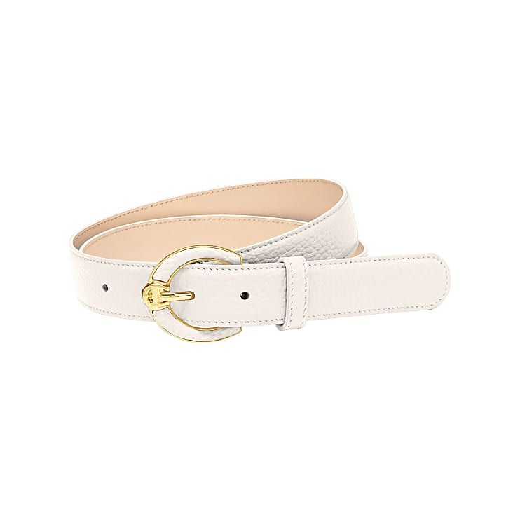 AIGNER ZITA GÜRTEL 3 CM - WEIß