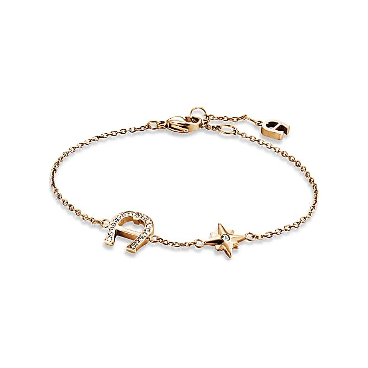 AIGNER ARMBAND MIT LOGO-ANHÄNGER - GOLD