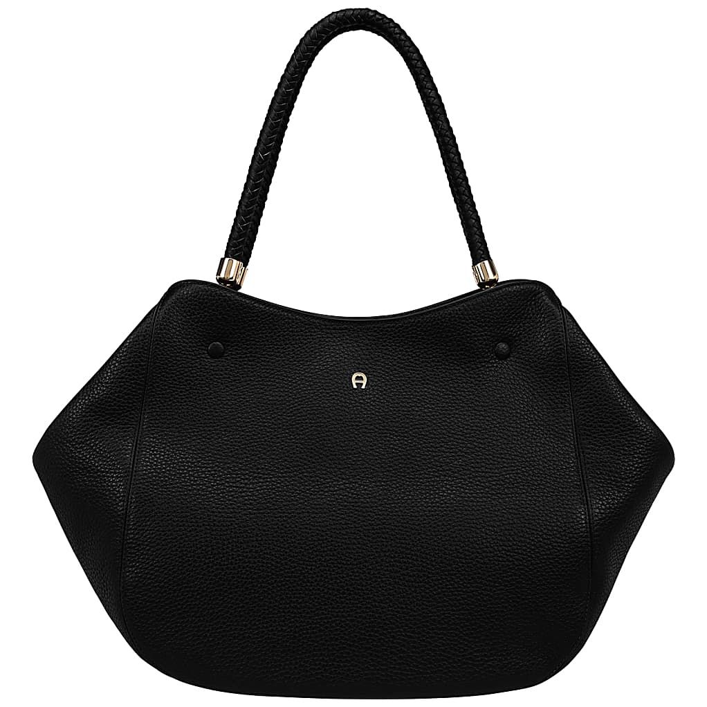 AIGNER CARRÉ SOFT SHOPPER L - SCHWARZ