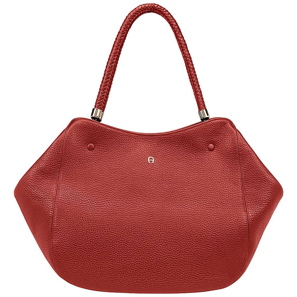 AIGNER CARRÉ SOFT SHOPPER L - ROT