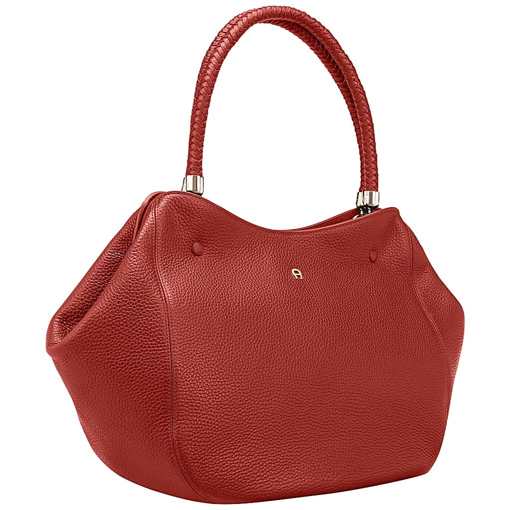 AIGNER CARRÉ SOFT SHOPPER L - ROT
