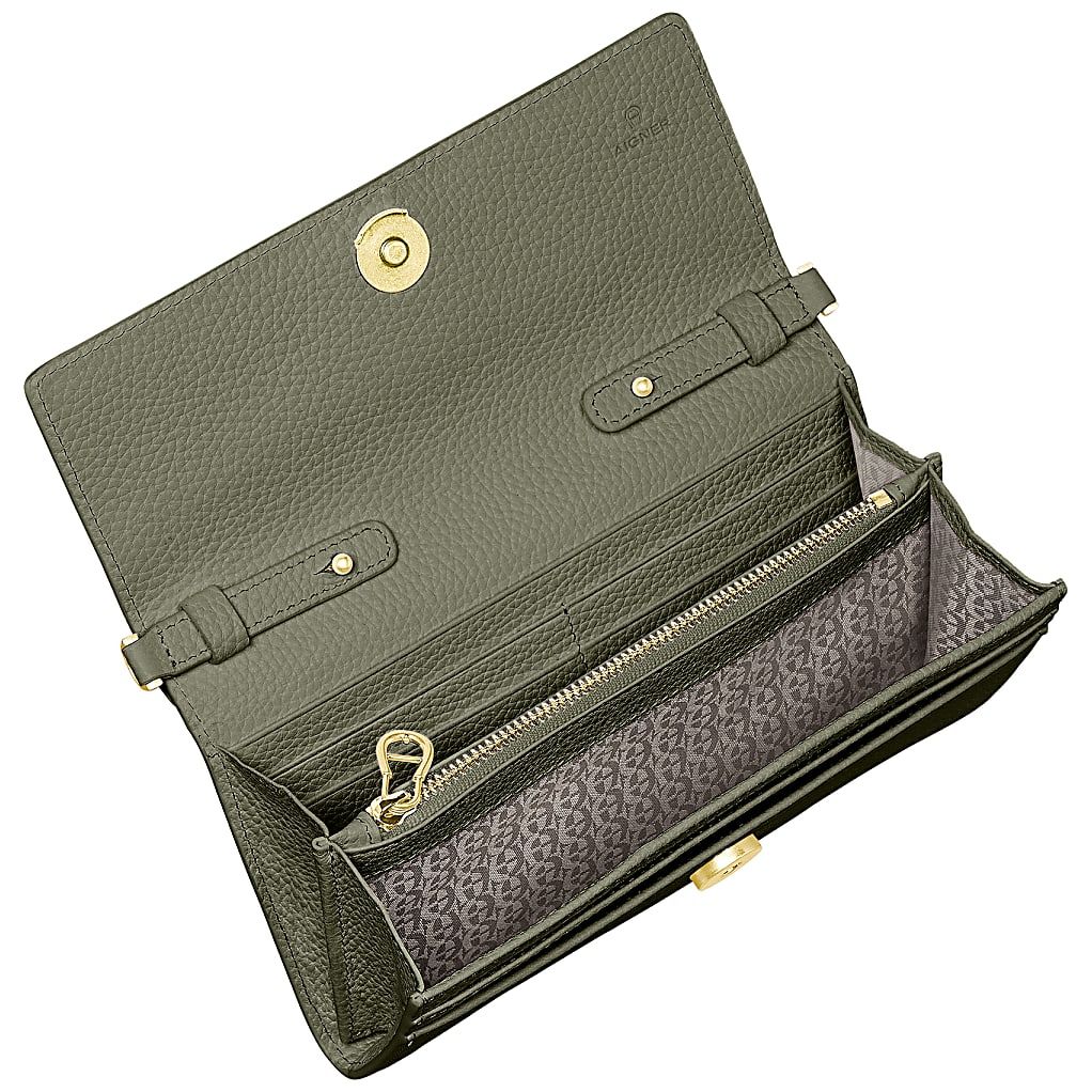 AIGNER WALLET ON CHAIN MIT HENKEL - GRUEN