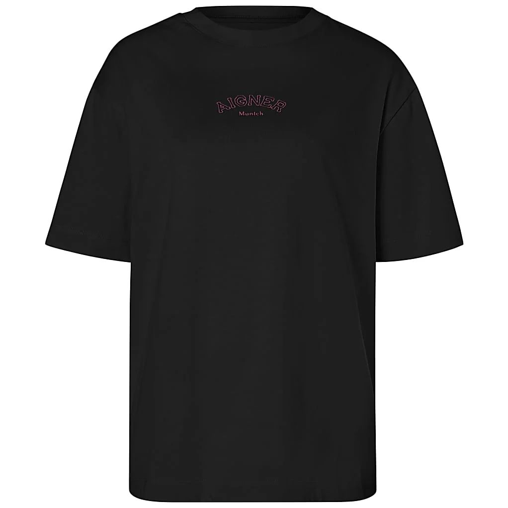 AIGNER SEASONAL T-SHIRT UNISEX - SCHWARZ