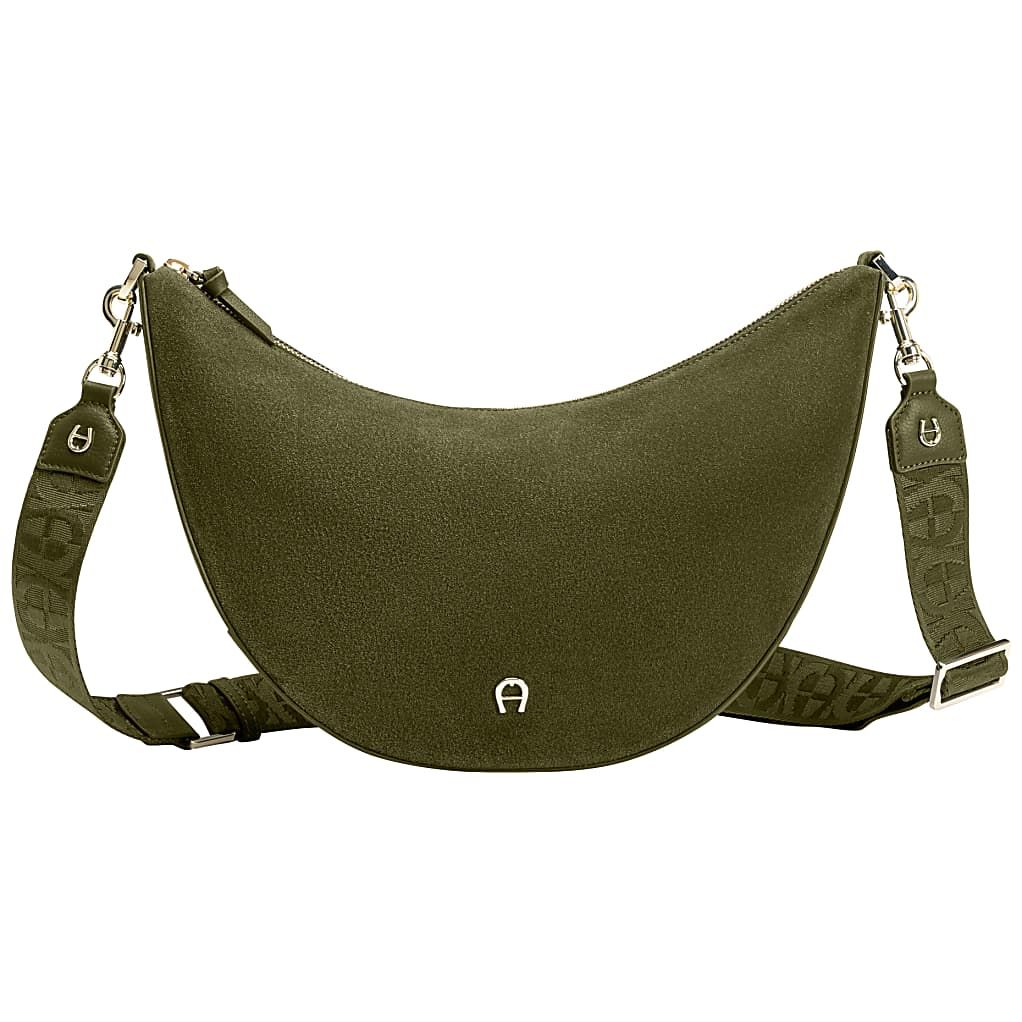 AIGNER ZITA SUEDE UMHÄNGETASCHE M - GRUEN