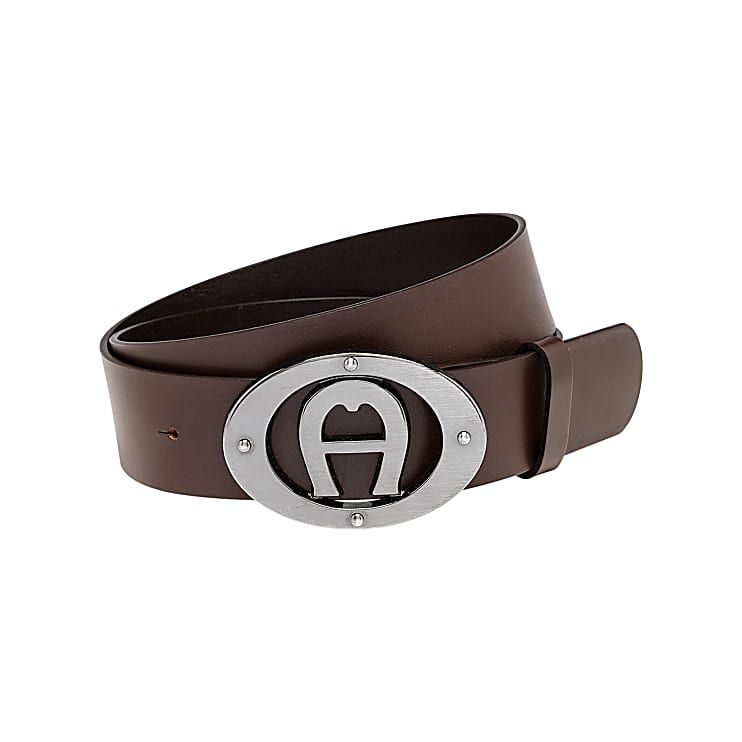 AIGNER AIGNER LOGO GÜRTEL 4 CM - BRAU